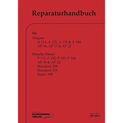 Porsche-Diesel Traktor Reparaturanleitung Werkstatthandbuch Allgaier 1957 - Bild 1 von 4