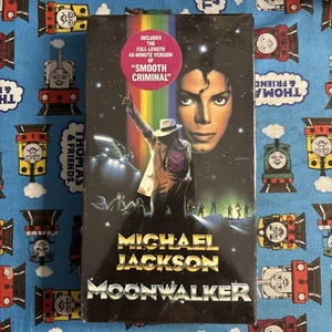 Michael Jackson Moonwalker VHS Smooth Criminal New Sealed 1st Print Hype Sticker - Picture 1 of 6