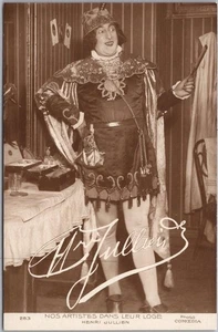 c1930s HENRI JULIEN Real Photo RPPC Postcard "Nos Artistes Dan's Leur Loge" 283 - Bild 1 von 2
