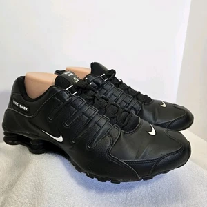 Nike Shox NZ Black (501524-091) Running Athletic Shoes Men’s Size 12 - Picture 1 of 19