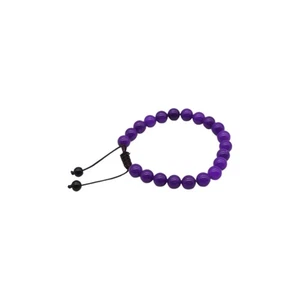 Purple Beaded Adjustable Bracelet - Picture 1 of 2
