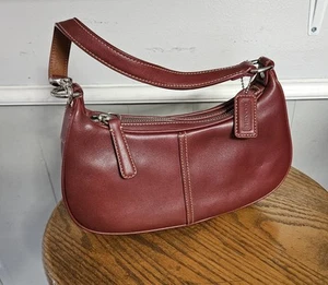Vintage Coach 7593 Leather Hampton Demi Hobo Shoulder Hand Bag Purse - Picture 1 of 5