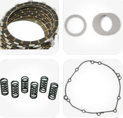 BARNETT CLUTCH FRICTIONS + STEELS + HD SPRINGS + COVER GASKET YAMAHA DT 250 1974 - Image 1 of 4