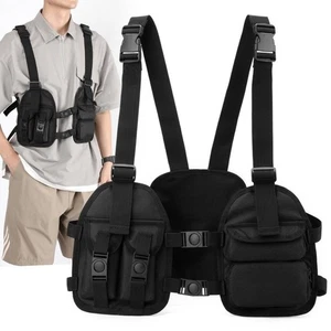 Versatile Hip Hop Streetwear Bag Outdoor Sport Travel Use - Picture 1 of 12