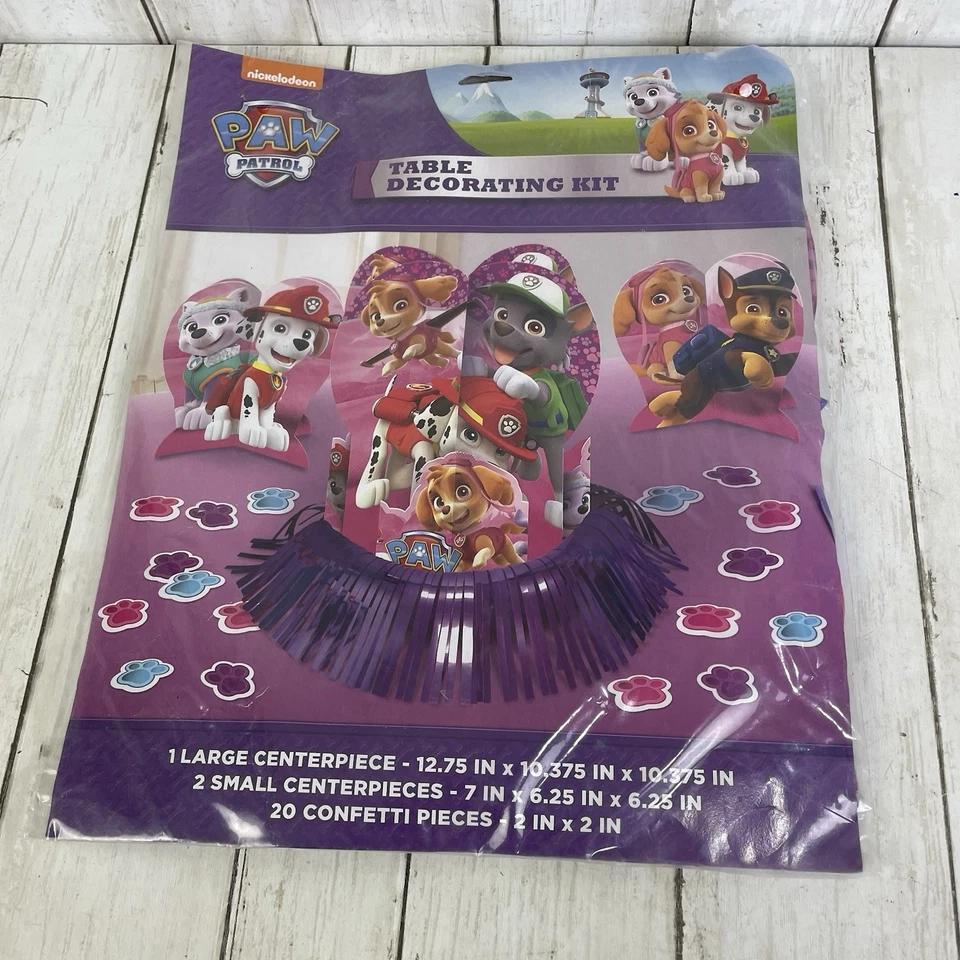 Kit de centros de mesa Paw Patrol - Nuevo Foto 1 de 4