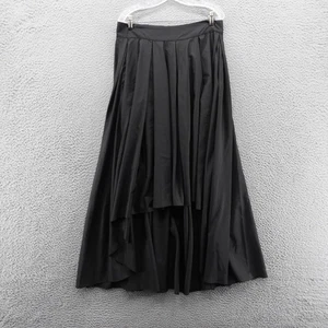 TOV Los Angeles High Low Plissee Maxirock Schwarz Größe 40 Damen Avantgarde - Bild 1 von 11
