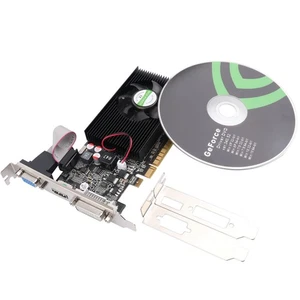 GeForce GT730 4GB DDR3 DVI VGA HDMI PCIe Graphics Card+Low profile Bracket - Picture 1 of 4