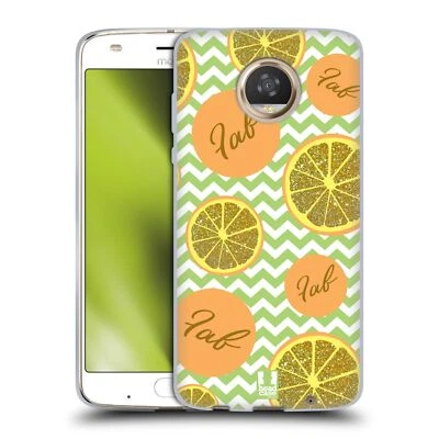 HEAD CASE DESIGNS CITRUS PATTERNS SOFT GEL CASE FOR MOTOROLA PHONES - Image 1 of 4