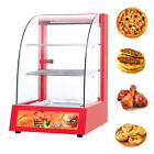 Commercial Electric Egg Tart Food Display Case Pizza Warmer Display Cabinet