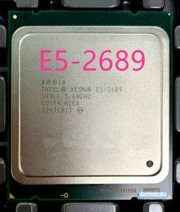 Intel Xeon E5-2689 CPU 8-Core 20M 2.60Ghz 8GT/s SR0L6 LGA2011 Processor - Picture 1 of 1