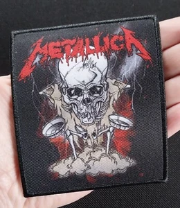 METALLICA ~ SKELETON ~ Licensed Iron On Band Battle Jacket PATCH - Picture 1 of 6