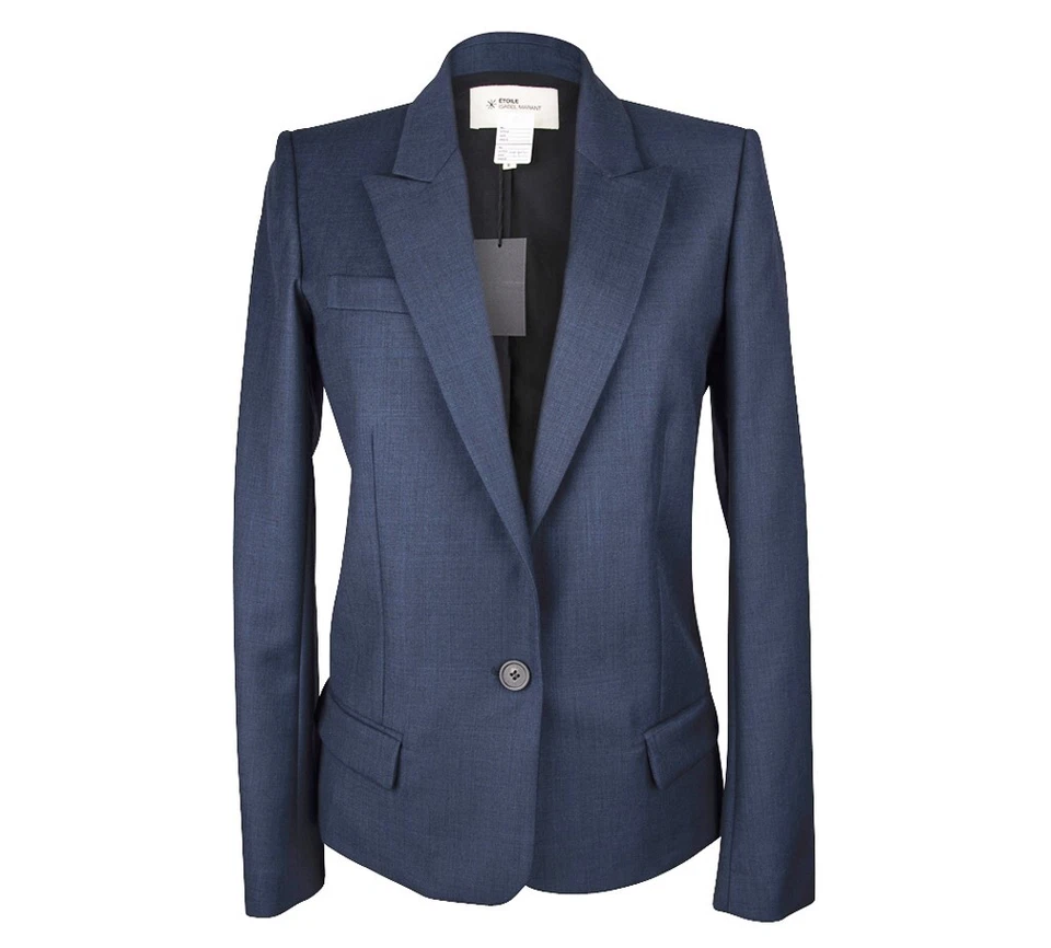 Isabel Marant 裤子套装蓝色经典时尚 2 全新 带 T ag — 第 1/4 张图片