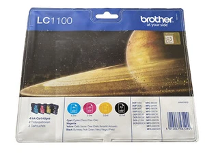 Genuine Brother LC1100 Multipack B/C/M/Y Ink Cartridges 11/22 - Picture 1 of 2