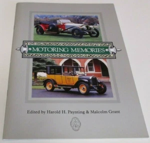 Motoring Memories - by Paynting & Grant - Classic Vintage Cars - 52 Pages - 1987 - Bild 1 von 12