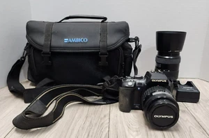 Olympus Evolt E-500 E500 Kamera Kit mit 14-45mm und 40-150mm Objektiven - Bild 1 von 17