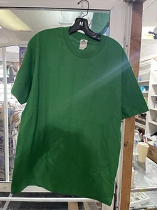 3-Large Green AAA Alstyle Mens Plain Short Sleeve T-Shirt Casual T Shirt 1301 - Picture 1 of 20