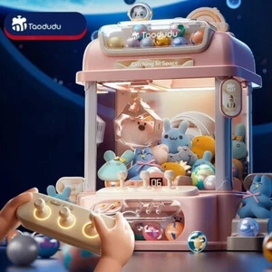 Large DIY Coin-Operated Claw Machine Toy: Musical Doll Crane Game, Xmas Gift Set - Picture 1 of 14