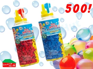 Globos de agua y boquilla de llenado para niños verano diversión al aire libre 500 globos - Imagen 1 de 10