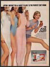 Lipton 1980s Print Advertisement 1981 Legs "Diet drink" The Figures to Prove It