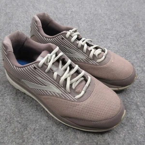 Brooks Addiction Walker Womens Sneaker 12 D Shark Alloy Oyster Shoes 1203081D094 - Picture 1 of 11