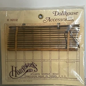 Vintage NOS Houseworks Ltd Dollhouse Accessories Window Blind #3202