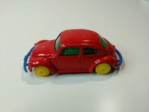 Maisto WV 1300 Red Volkswagen Beetle with Blue Accents - Picture 1 of 6