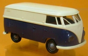 BREKINA 32630BB  Volkswagen T1b chiuso blu/beige scala  H0 1/87  - Foto 1 di 1