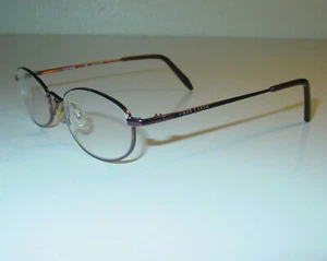 ANNE KLEIN  Eyeglasses 9047 419 49-18-135 Polished Clear Red Brown Purple - B3 - Picture 1 of 9