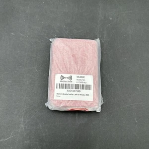 Cartera monedero de cuero genuino roja KALMORE para mujer - Imagen 1 de 3