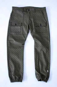 Kennedy - Rugger Cargo Pants, Polka Dots/Olive, Size 32, Slim Fit - Picture 1 of 1