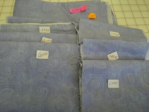 Studio E Just Color Lavendel Wirbel Stoffreste 7 Stück ca. 3 Yards. - Bild 1 von 4