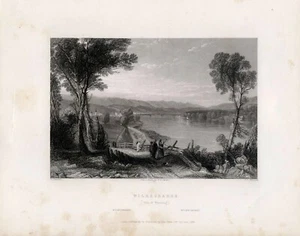 Wilkesbarre Vale of Wyoming,  Pennsylvania; 1845; original print - Picture 1 of 1