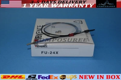 FU-24X FU24X 1PC New KEYENCE Fiber Optic Sensor Switch - Image 1 of 3