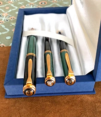 PELIKAN MKD 800'er SET - W.GERMANY-  18ct GOLD M/F Feder OLD STYLE-NEU - Bild 1 von 4