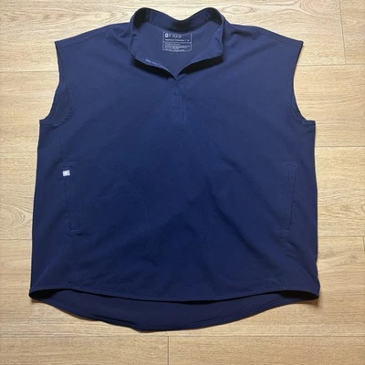 Blusa Médica FIGS Azul Colección Técnica Talla Mediana Enfermera 1000214 Foto 1 de 4