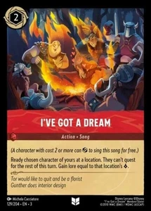 x4 I've Got A Dream - 129/204 - Uncommon - Cold Foil Lorcana DLC03 Into the Inkl - Picture 1 of 1