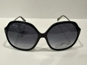 Vera Bradley Jane Barock Sonnenbrille schwarz silber neu mit Etikett - Bild 1 von 7