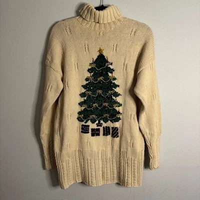 Suéter Vintage Marisa Christina The Christmas Collection 1994 Talla Pequeña Foto 1 de 4