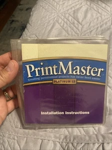Print Master Platinum 12 Install & Program CDs & Art CDs 1 2 3 4 5 binder - Picture 1 of 6