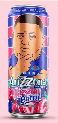 Lata de refrescos AriZona The Rizzler Berry 22 oz. Big Can nuevo 2025 Limited  Foto 1 de 2