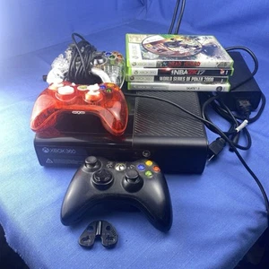 Microsoft Xbox 360 E 1538 250G Konsole Schwarz Gaming System Getestet Funktioniert Bundle - Bild 1 von 24