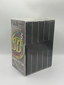 Fuji SD - E180 3 Stunden Leere VHS-Kassetten 4er-Pack Super Haltbarkeit Band NEU VERSIEGELT - Bild 1 von 4