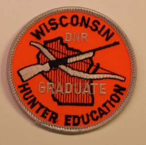 Wisconsin Hunter Education Graduate, 3" Round Patch - Picture 1 of 1