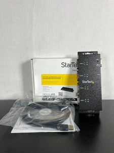 StarTech.Com 4 Port Wall And Rail Mountable Industrial USB to RS232 Serial Hub - Picture 1 of 12