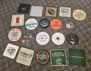 20 Mix Beer Bar Coasters Coaster Lot Stable 12, Westminster, Cape May, Cockspur - Picture 1 of 8