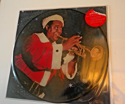 LOUIS ARMSTRONG Wishes You A Cool Yule LP  new mint sealed picture disc vinyl - Image 1 of 2
