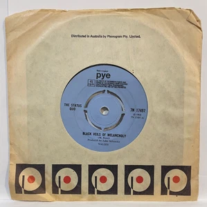 THE STATUS QUO - BLACK VEILS OF MELANCHOLY - 1968 UK PYE -: PSYCH - Picture 1 of 6