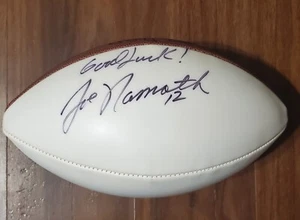JOE NAMATH SIGNED AUTOGRAPHED WILSON NFL FOOTBALL JSA COA JETS RAMS ALABAMA - Picture 1 of 4