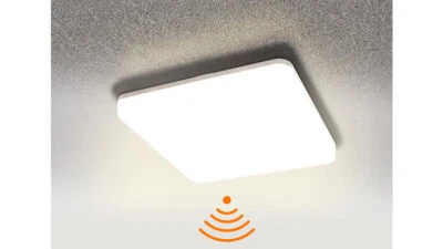 HEITRONIC 24-W-Sensor-LED-Wand-/Deckenleuchte Pronto mit HF-Bewegungsmelder, eck