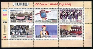 South Africa, 1304, MNH, 2003 ICC Cricket World Cup Sheet.  x39587 - Picture 1 of 1